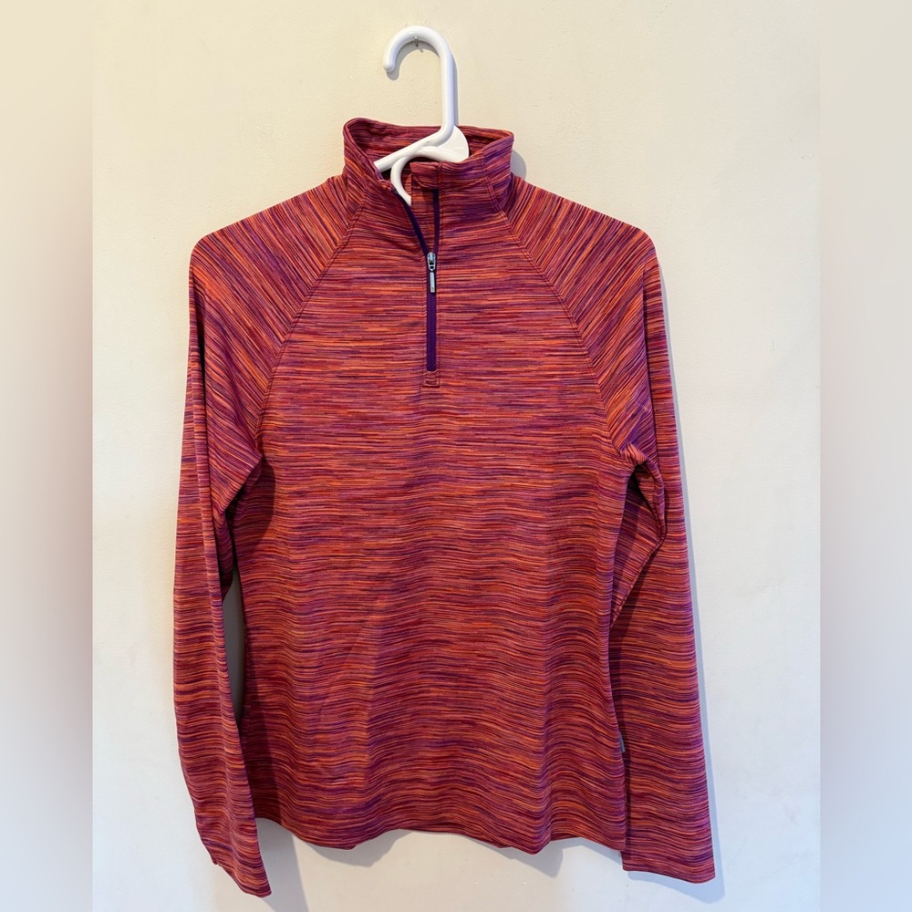 Merrell space dye quarter-zip top